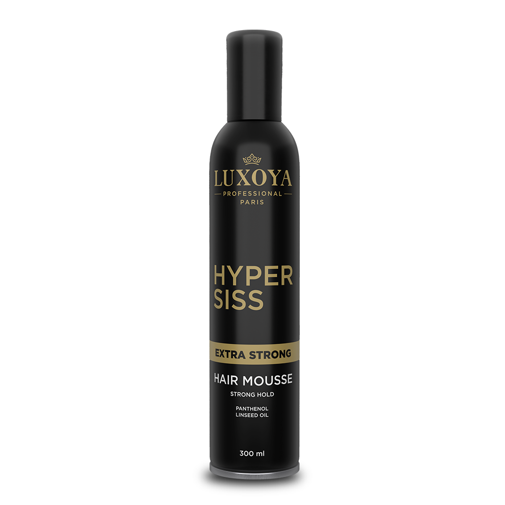 Luxoya HYPERSISS HAIR MOUSSE EXTRA STRONG - Extra erős tartású hajhab - 300ml