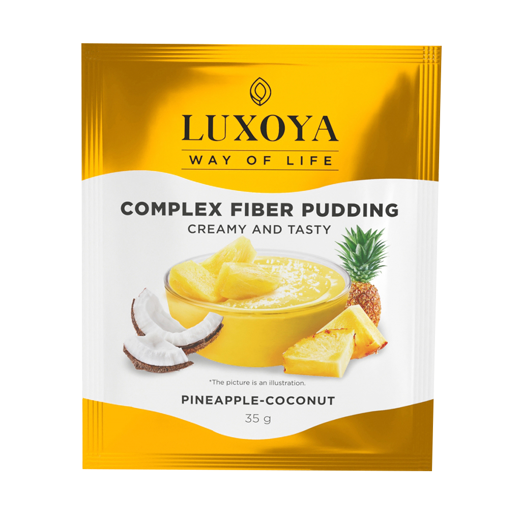 COMPLEX FIBER PUDDING - ROSTPUDING FEHÉRJÉVEL 35 g - Ananász-kókusz ízű